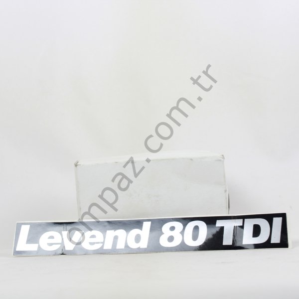BMC Levend 80 Yazı Çıkartma “Levend 80” Gri
