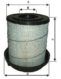 Mercedes 2528-2523-3228 - Atego 1517-1518 Ym. Hava Filtre Davul Tip